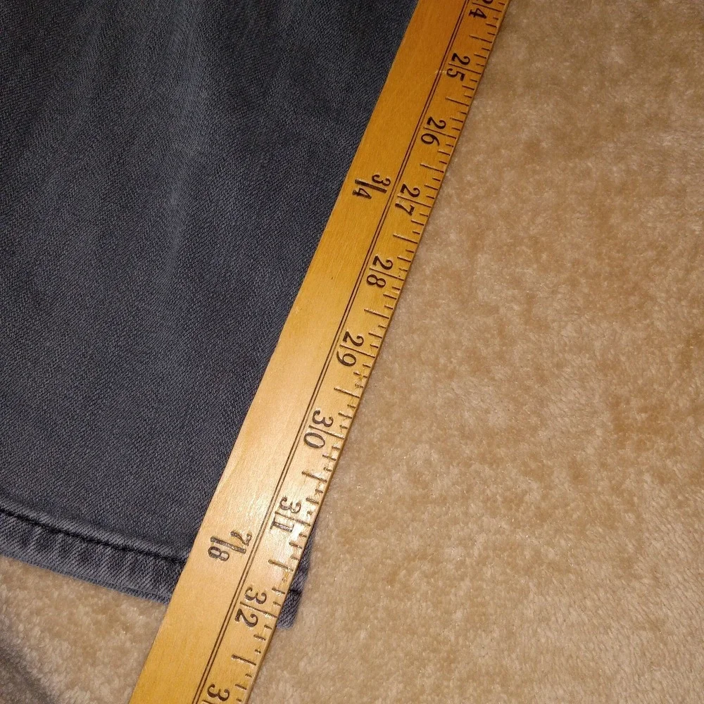Hudson Men's Sartor Slouchy Skinny Button Fly Jeans Size 33x33 Black‎